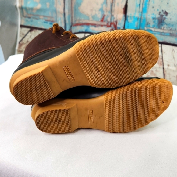 Sperry Leather & Rubber Duck Boot SALTWATER CORE STS91176 - Picture 6 of 8